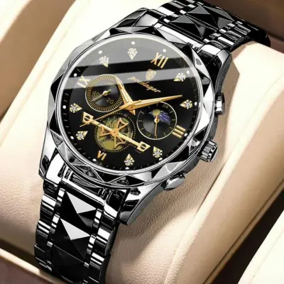 Poedagar Luxury Man Wristwatch Stainless Steel Men's Quartz Watches
