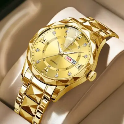 Binbond Day & Date Cutting men's Watch Gulden