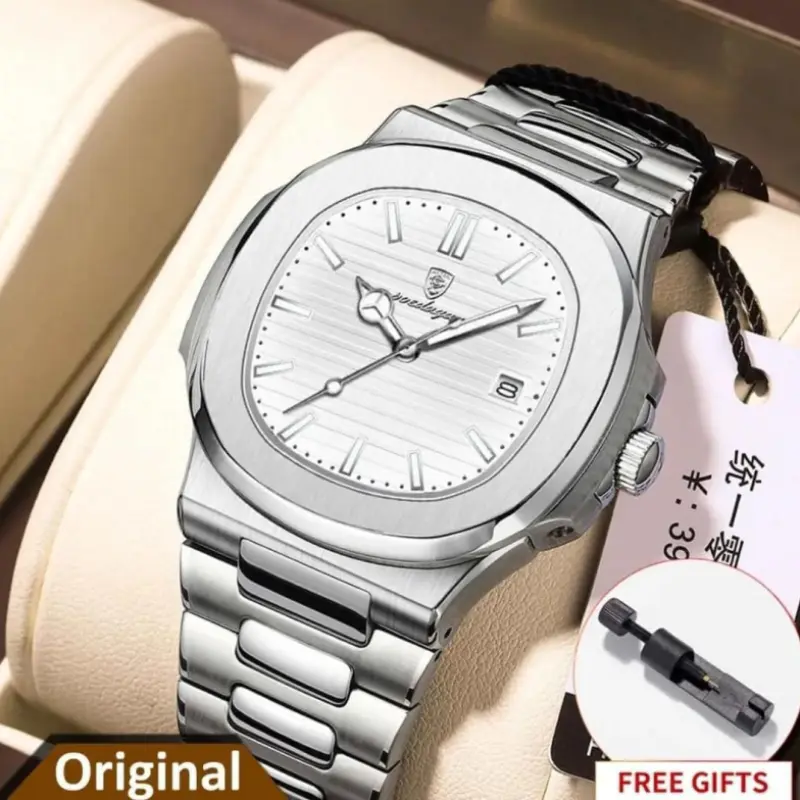 POEDAGAR 613 Luxury Casual Date Watch